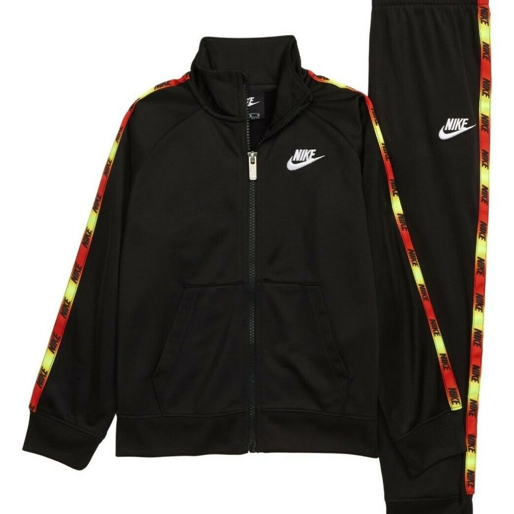 NWT Nike Toddler Boys 2 Piece Taping Zip Jacket